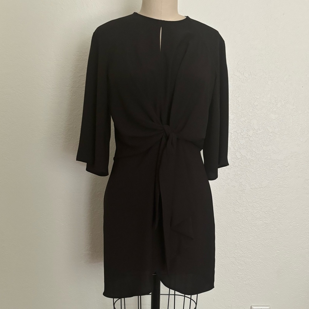 Top shop Draped Black Dress - New with Tags Size 2